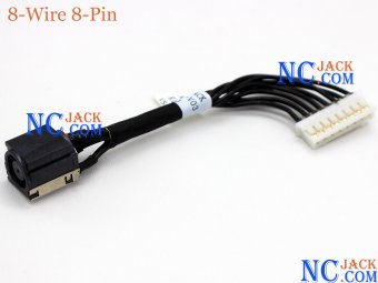 MSI GE65 Raider 9SD 9SE 9SEX 9SF 9SFX Power Jack DC IN Cable Charging Connector Port DC-IN Assembly 8P 12P
